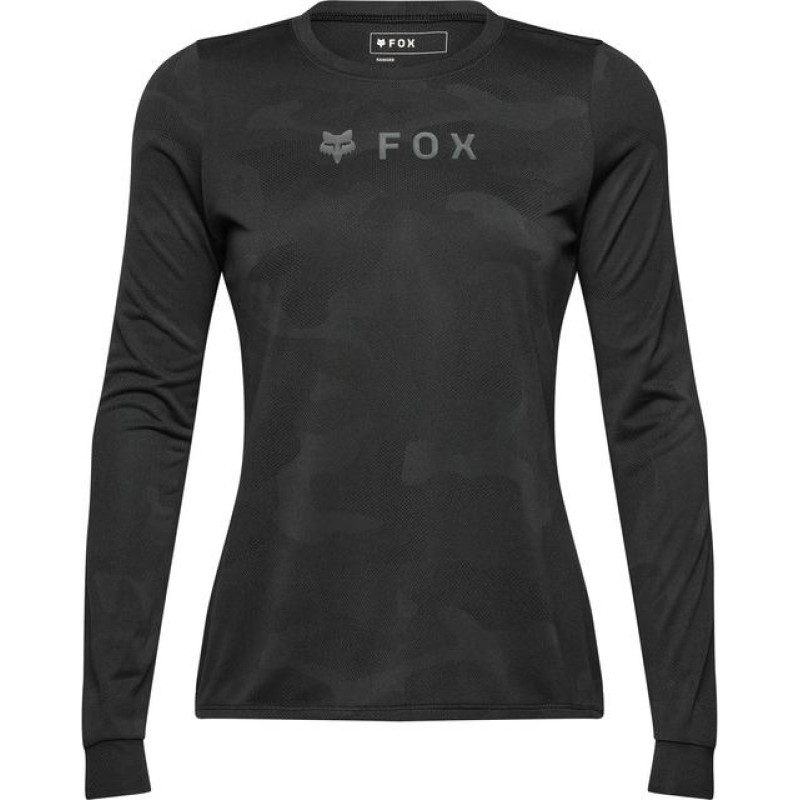 FOX BICYCLE SHIRT LONG-SLEEVED FOX LADY RANGER TRU DRI BLACK