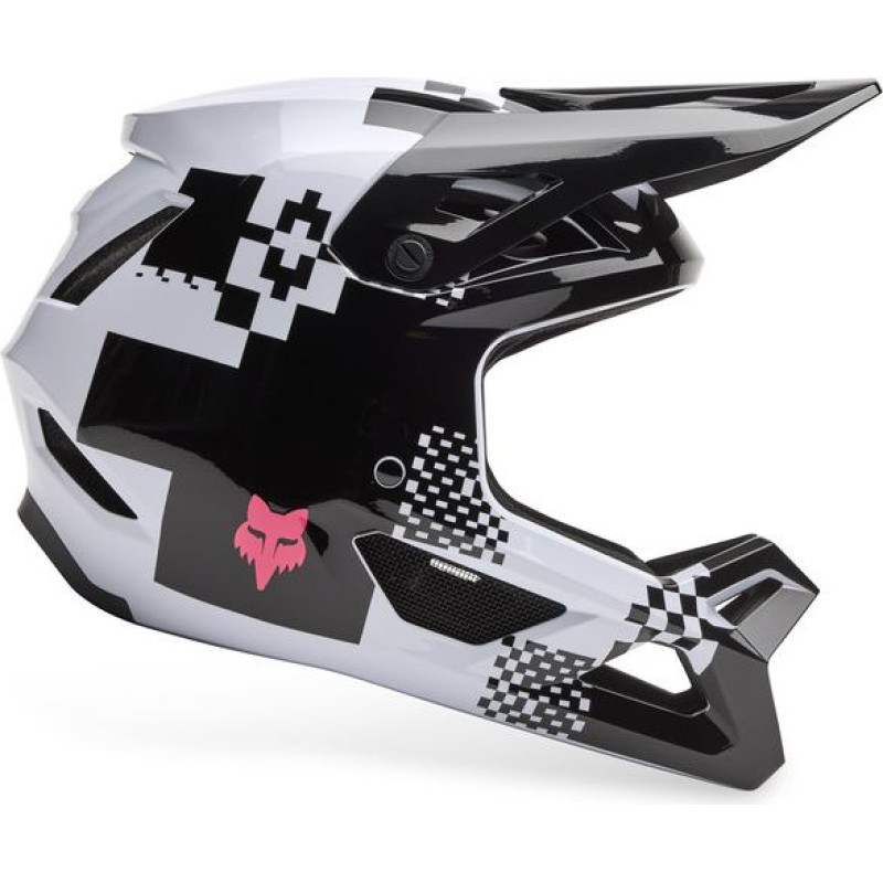 FOX HELMET FOX JUNIOR RAMPAGE DIGI IMG CE/CPSC BLACK/WHITE