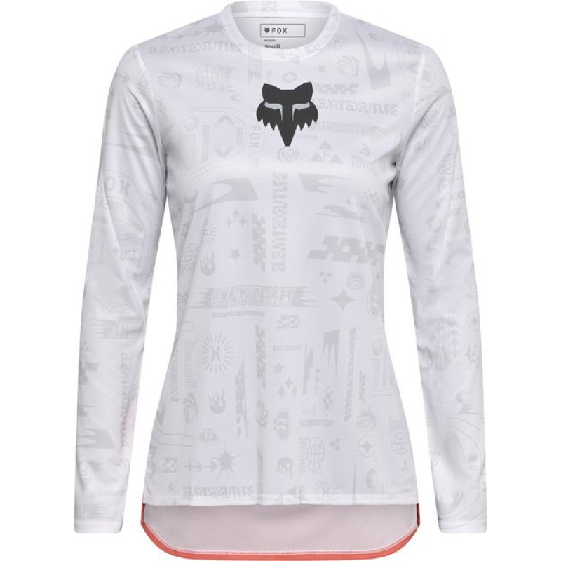FOX BICYCLE SHIRT LONG-SLEEVED FOX LADY RANGER LUNAR SE WHITE