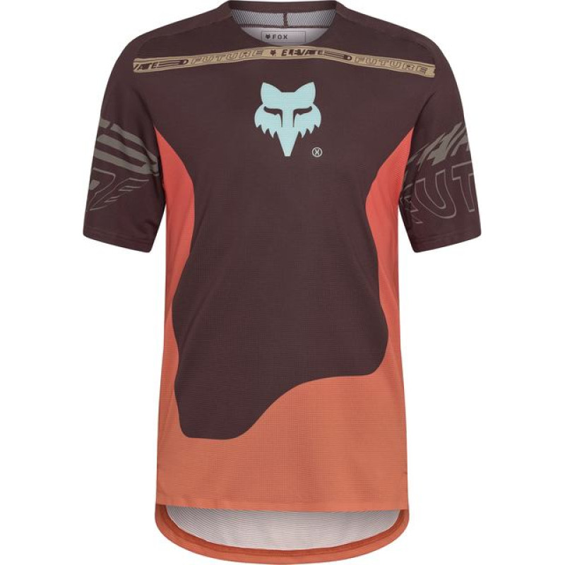 FOX BICYCLE SHIRT FOX FLEXAIR ELEVATED COCOA