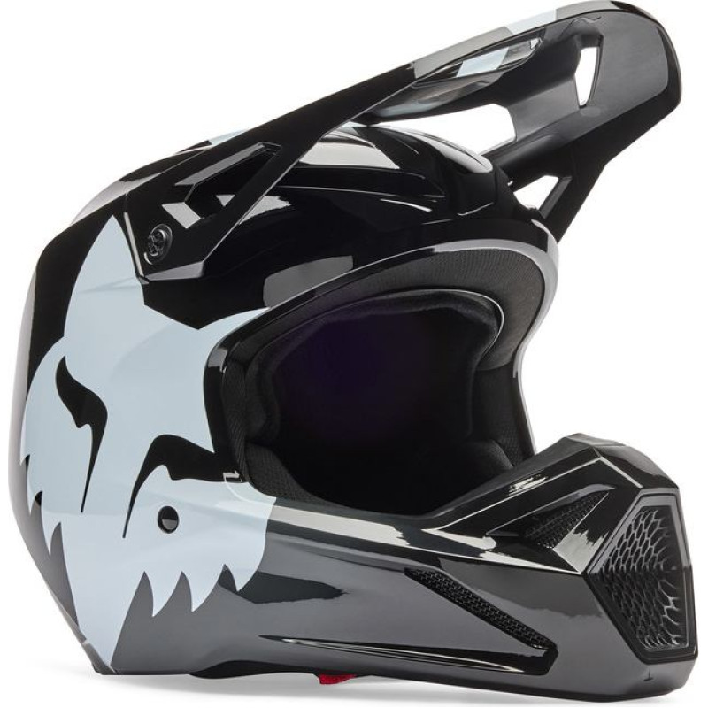FOX HELMET FOX JUNIOR V1 SHIELD BLACK