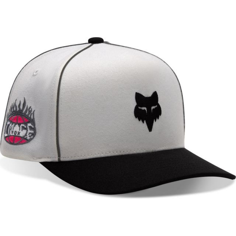 FOX CAP BACK FOX IMAGE COSMO WHITE