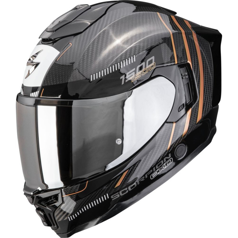 Scorpion Helmet EXO-1500 CARBON AIR ZITY Black-Copper