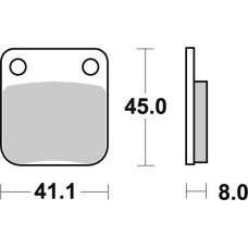 SBS Brakepads Sintered Offroad
