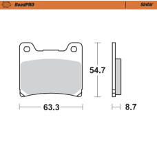 Moto Master Moto-Master Brakepads RoadPRO Sinter front