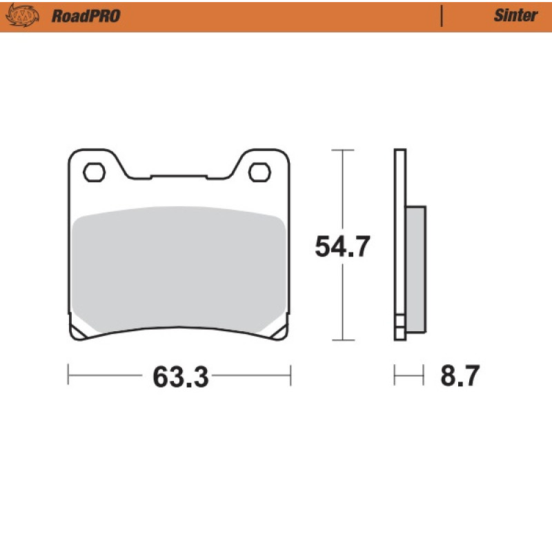 Moto Master Moto-Master Brakepads RoadPRO Sinter front
