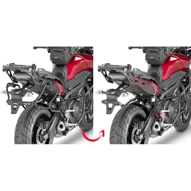 Givi Rapid release tub. side-case holder for MONOKEY&reg; V35 MT-09 Tracer (15)
