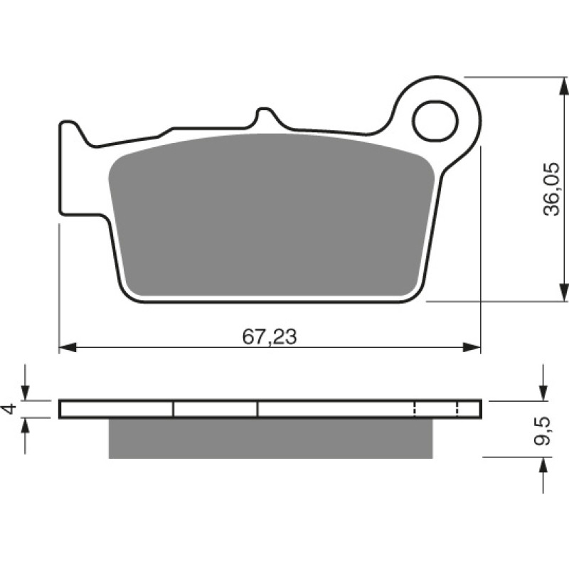 Goldfren Brake Pads 187 Ceramic Carbon K1