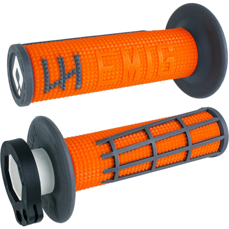 ODI EMIG 2.0 - V2 LOCK-ON Grip ORANGE/Graphite