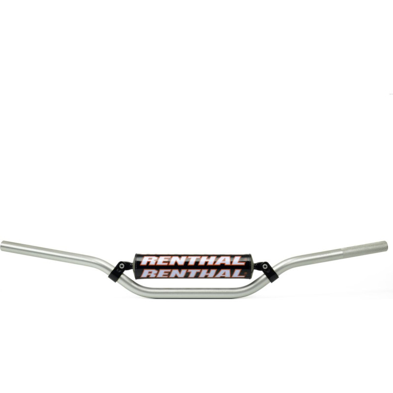 Renthal Handlebar+Pad 809 RC CR+F 04-.. KX+F 06-.. High Silver