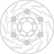 GOLDFREN Brakedisc yd275 hd77,8 id56 t4,9 GSX1100 88-94 Front