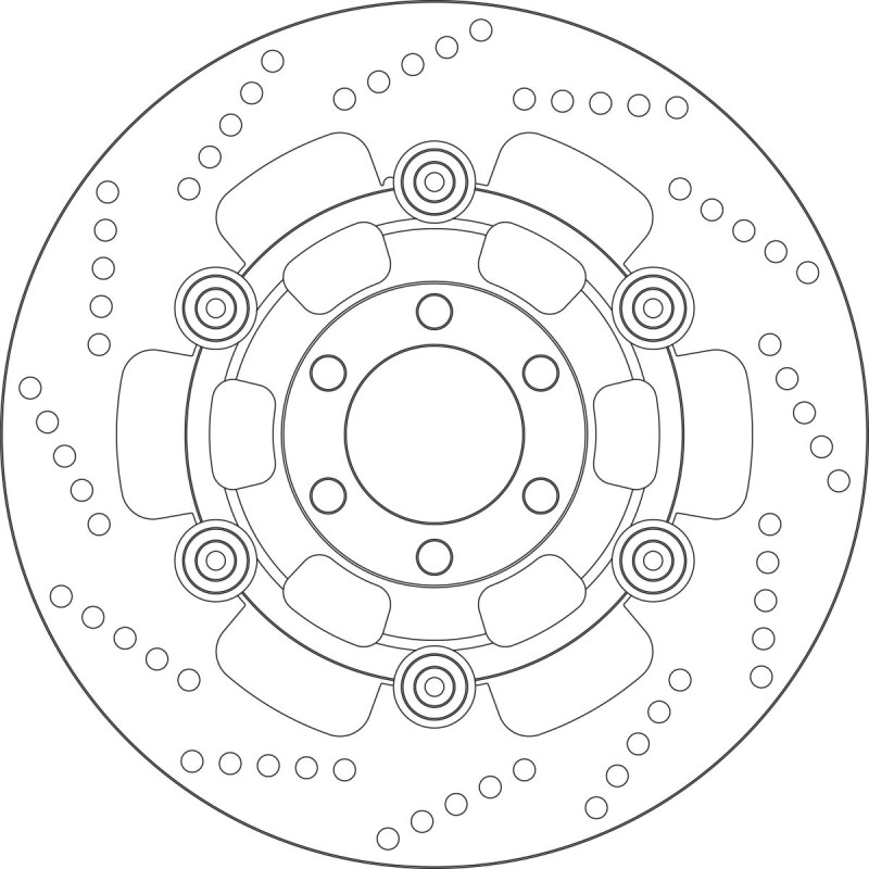 GOLDFREN Brakedisc yd275 hd77,8 id56 t4,9 GSX1100 88-94 Front