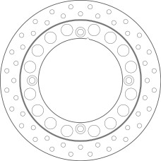 Goldfren brakedisc yd276 hd165.9 id144 t4.6