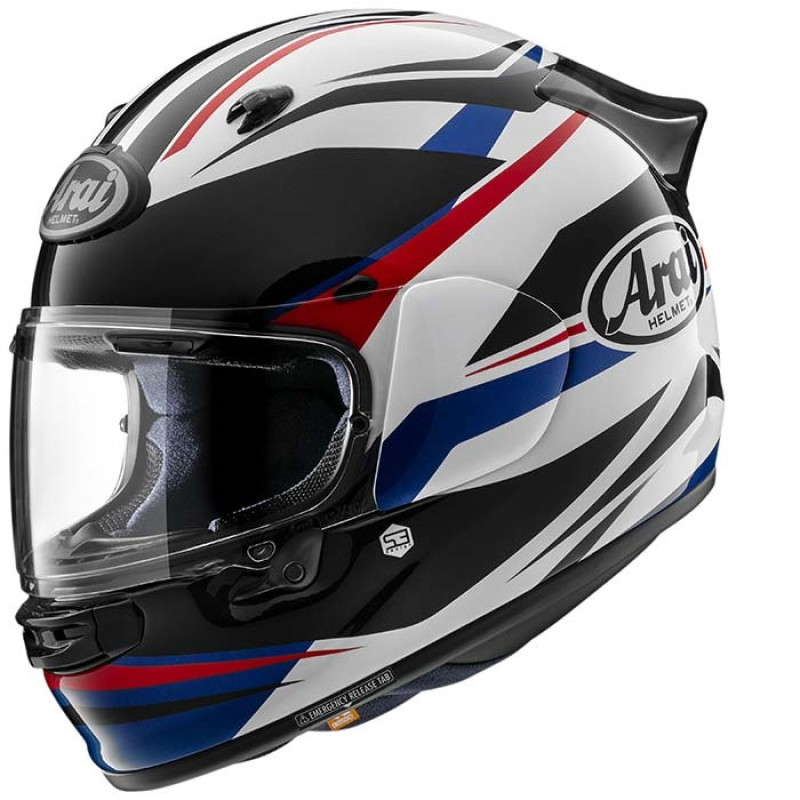 Arai aizsargķivere Quantic Ray White_L