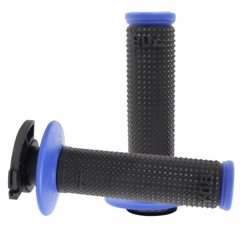 Pro Grip krosa rokturu kompl.zils/melns 22/25mm