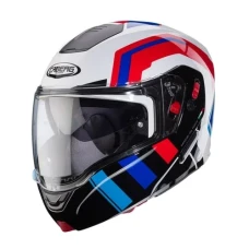 Aizsargķivere CABERG HORUS X ROAD WHITE / BLACK / RED / BLUE M