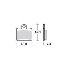 MINO bremžu uzlika 2257 aizmu. GASGAS 85