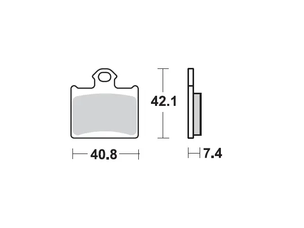 MINO bremžu uzlika 2257 aizmu. GASGAS 85