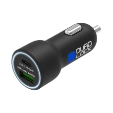 Quad Lock lādētājs Dual USB 12V